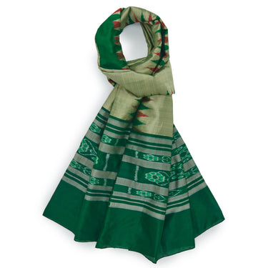 Pure Silk Ikkat Duppata