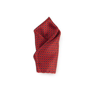 Cherry Color Tie & Pocket Square